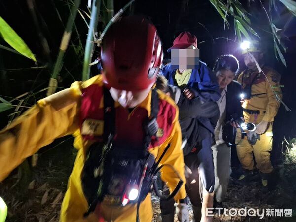 ▲▼基隆阿嬤採竹筍困山區。（圖／記者郭世賢翻攝）