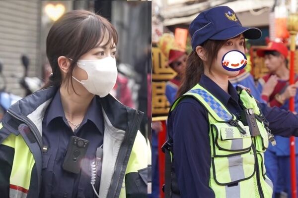 青山王祭正妹女警「Turn口罩」 高清照曝光