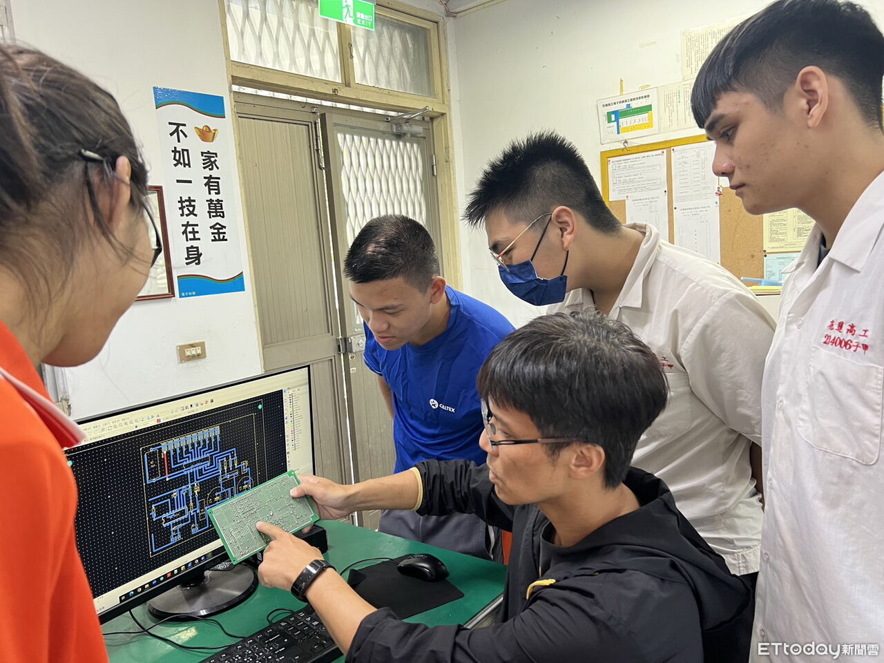 通過率100%!超越全國平均48% 花工電子科乙級檢定術科全壘打