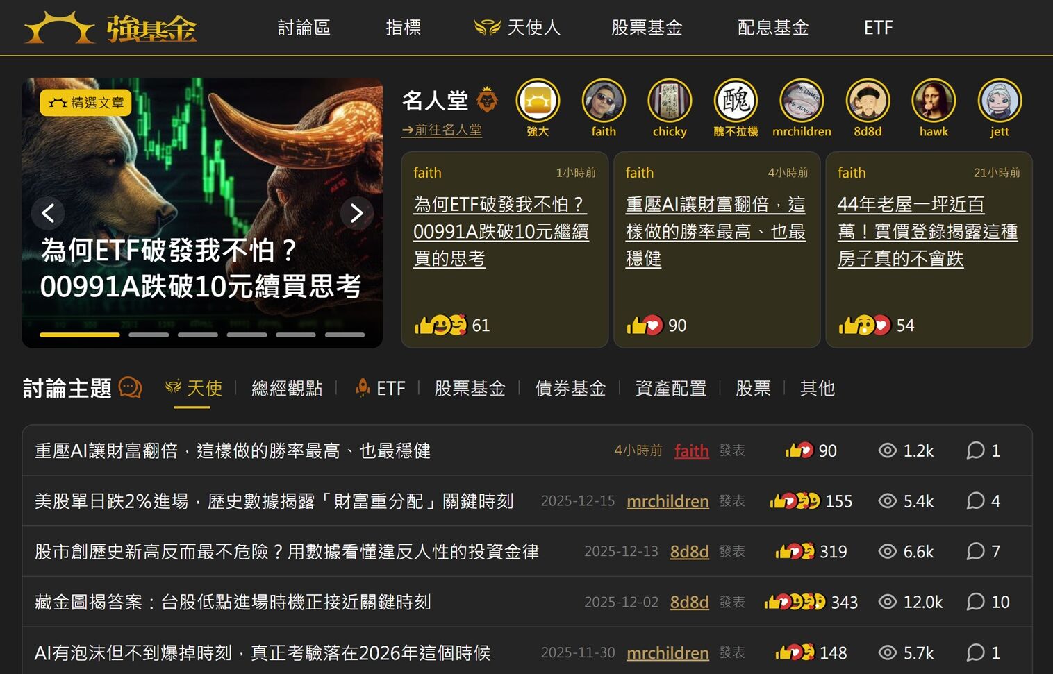 ETF破發還能買？00991A跌破發行價，投資人親揭續買關鍵（圖／基金與ETF投資社群「強基金」）