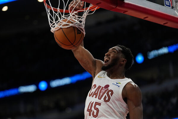 ▲公牛吉迪、騎士米歇爾。（圖／達志影像／美聯社）