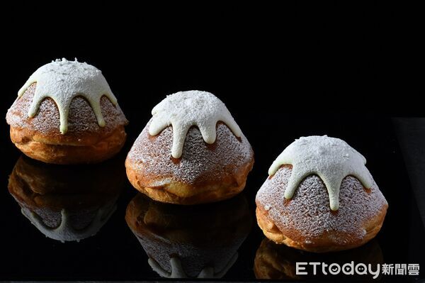 ▲▼東京巴黎甜點推全新「富士山生泡芙」。（圖／東京巴黎甜點提供）