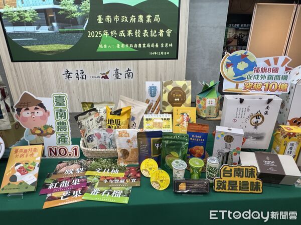 ▲台南市長黃偉哲推動農業國際化，帶領農漁會與優質業者拓展海外市場，台南農產成功行銷多國、商機突破10億元。（記者林東良翻攝，下同）