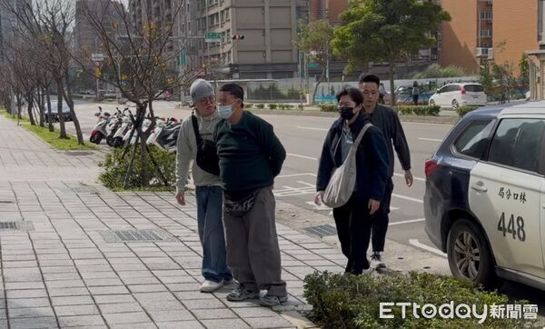 ▲▼葉男在住宅工地被逮捕，訊後將依殺人罪移送             。（圖／記者陳以昇翻攝）