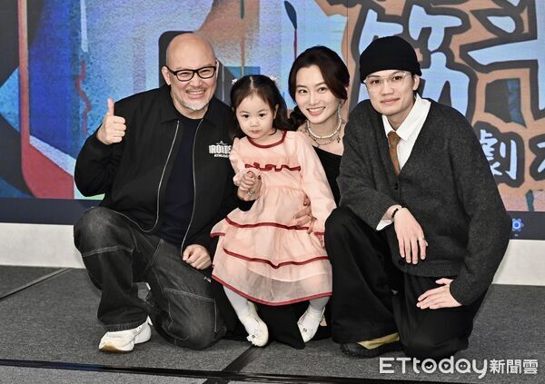 ▲▼ 劉亮佐、趙小僑、劉子銓、典典寶寶出席第八屆筋斗云創劇本創投平台發佈會。（圖／記者李毓康攝）