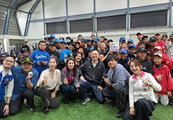 ▲桃園「棒球天使計畫」訓練營開訓