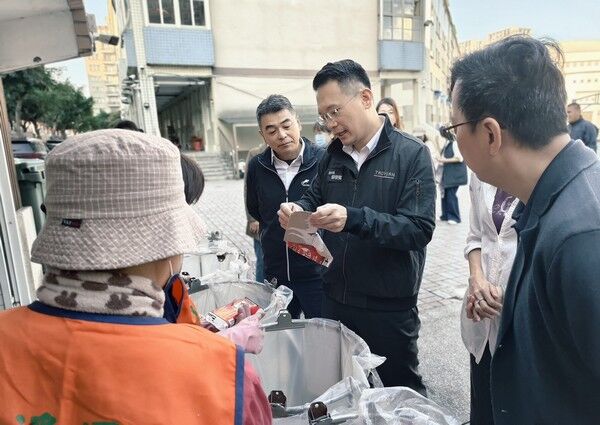 ▲桃園試推學校垃圾專用袋