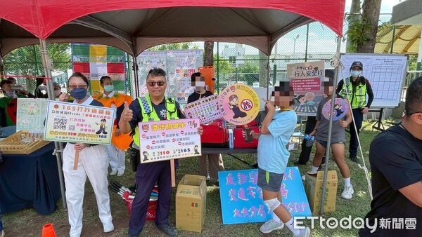 ▲太麻里警推防詐及交通安全進校園。（圖／記者楊晨東翻攝）