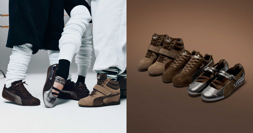 編輯私心推！PUMA巧克力棕賽車鞋時髦破表&hellip;Rina同框愛貓上腳FILA緞帶老爹鞋、甜炸貓奴心