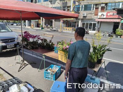 嘉義男路邊賣蘭花遭檢舉開紅單　里長曝他30年催淚身世惹鼻酸