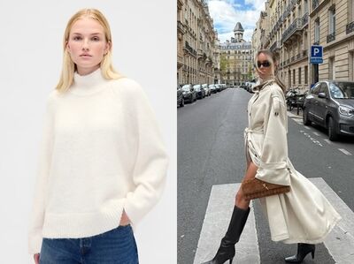 2026年度Pantone色「雲舞白」必收清單　大衣、毛衣到平底鞋一秒高級