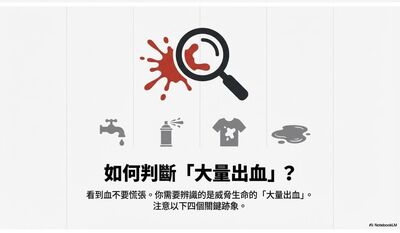 4關鍵判斷大量出血　搜救隊教5招救命：出血減緩也別放鬆