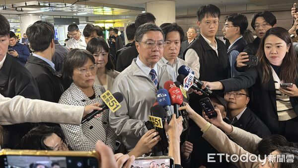 ▲卓榮泰到場視察。（圖／記者徐文彬攝）