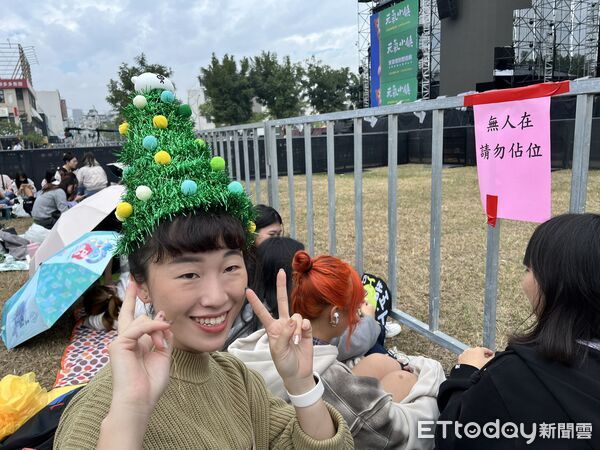 ▲北部發生隨機攻擊事件後首場官方大型活動，「台南好Young」耶誕搖滾演唱會20日晚間如期登場，市府全面加強維安。（記者林東良翻攝，下同）