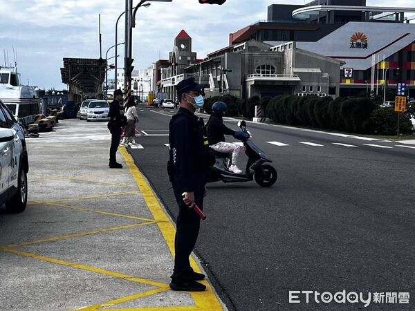 ▲▼澎湖警加強維安。（圖／記者陳洋翻攝）