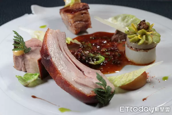 ▲米其林一星 La Vie 推新菜！屏東乳豬入菜　6道式套餐4千元有找。（圖／記者黃士原攝）