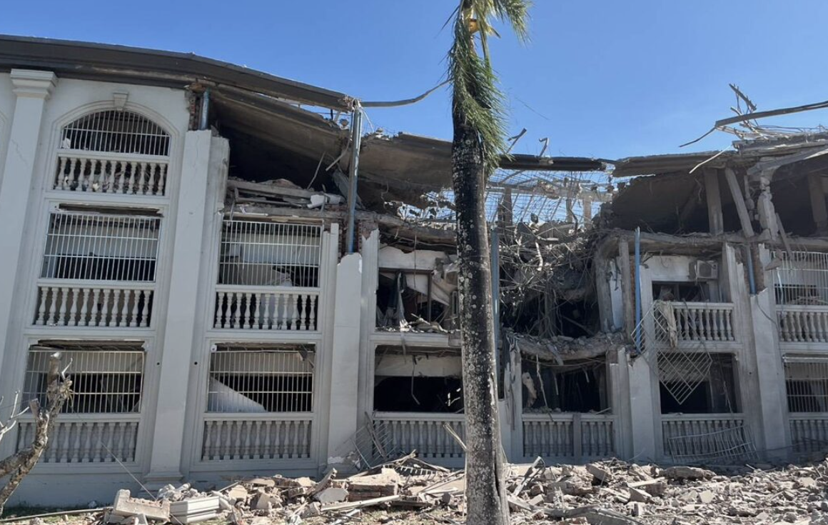 ▲▼柬埔寨軍事基地「偽裝成賭場」遭泰F-16轟炸　10士兵喪命。（圖／翻攝自Khaosod）