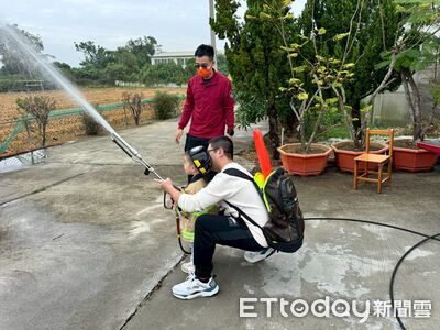 聖誕闖關學防災　官田消防隊進幼兒園宣導安全寓教於樂
