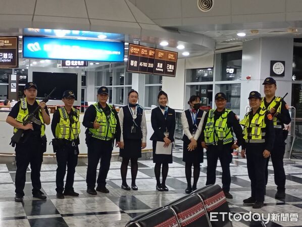 ▲▼花蓮縣各警分局全面盤點並清查轄區內各交通等重點區域，強化警力部署與巡邏密度。（圖／花蓮縣警察局提供，下同）