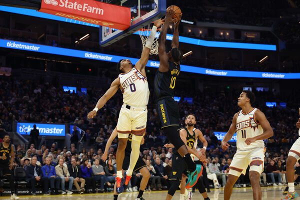 ▲▼ 21日金州勇士對決鳳凰城太陽。（圖／達志影像／美聯社）