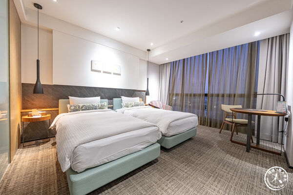 ▲▼嘉義東區住宿「新悦花園酒店」，近嘉義火車站，親子寵物友善。（圖／部落客桃桃提供）