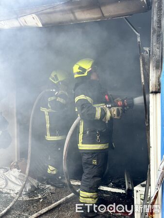▲埔里鎮建國路發生住宅火警。（圖／記者高堂堯翻攝）