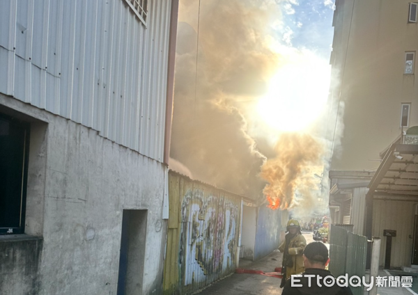 ▲埔里鎮建國路發生住宅火警。（圖／記者高堂堯翻攝，下同）