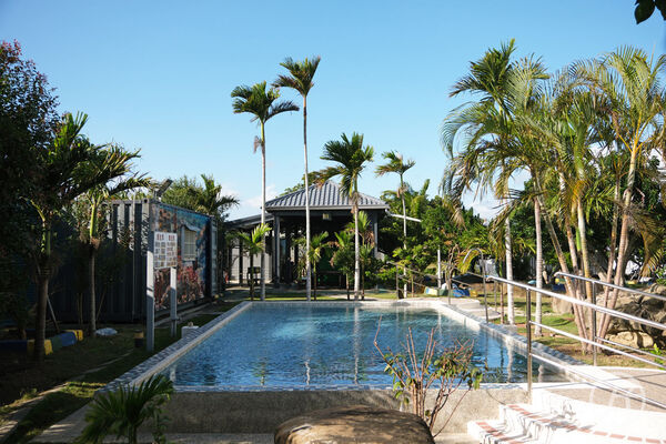 ▲▼開箱恆春「天水月民宿」，房間寬敞還有游泳池與烤肉區。（圖／部落客JJ.Hsu提供）