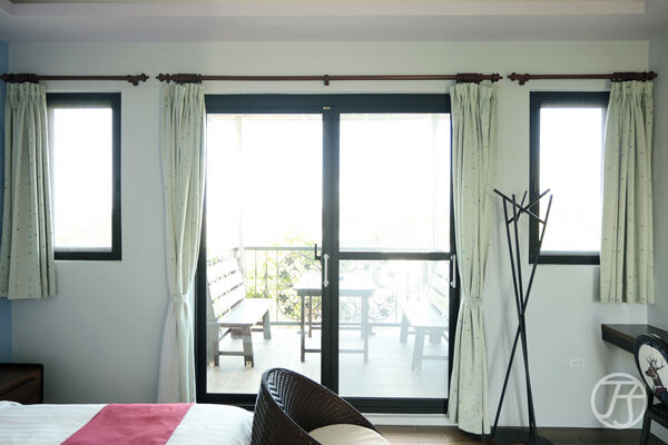 ▲▼開箱恆春「天水月民宿」，房間寬敞還有游泳池與烤肉區。（圖／部落客JJ.Hsu提供）