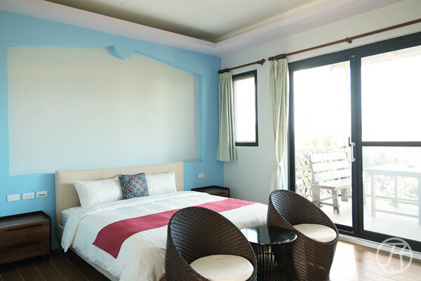 ▲▼開箱恆春「天水月民宿」，房間寬敞還有游泳池與烤肉區。（圖／部落客JJ.Hsu提供）