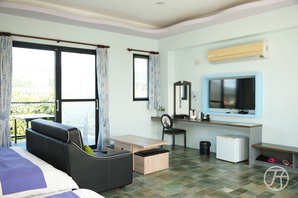 ▲▼開箱恆春「天水月民宿」，房間寬敞還有游泳池與烤肉區。（圖／部落客JJ.Hsu提供）