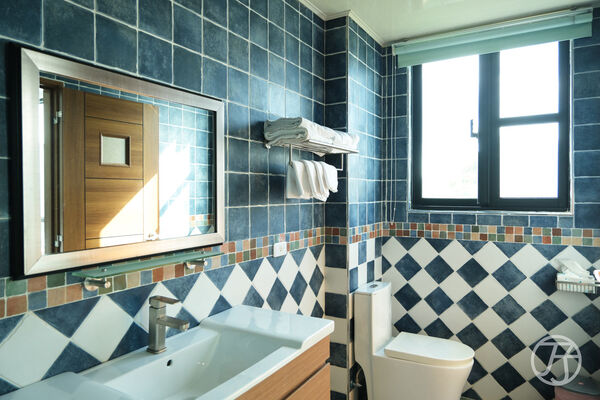 ▲▼開箱恆春「天水月民宿」，房間寬敞還有游泳池與烤肉區。（圖／部落客JJ.Hsu提供）