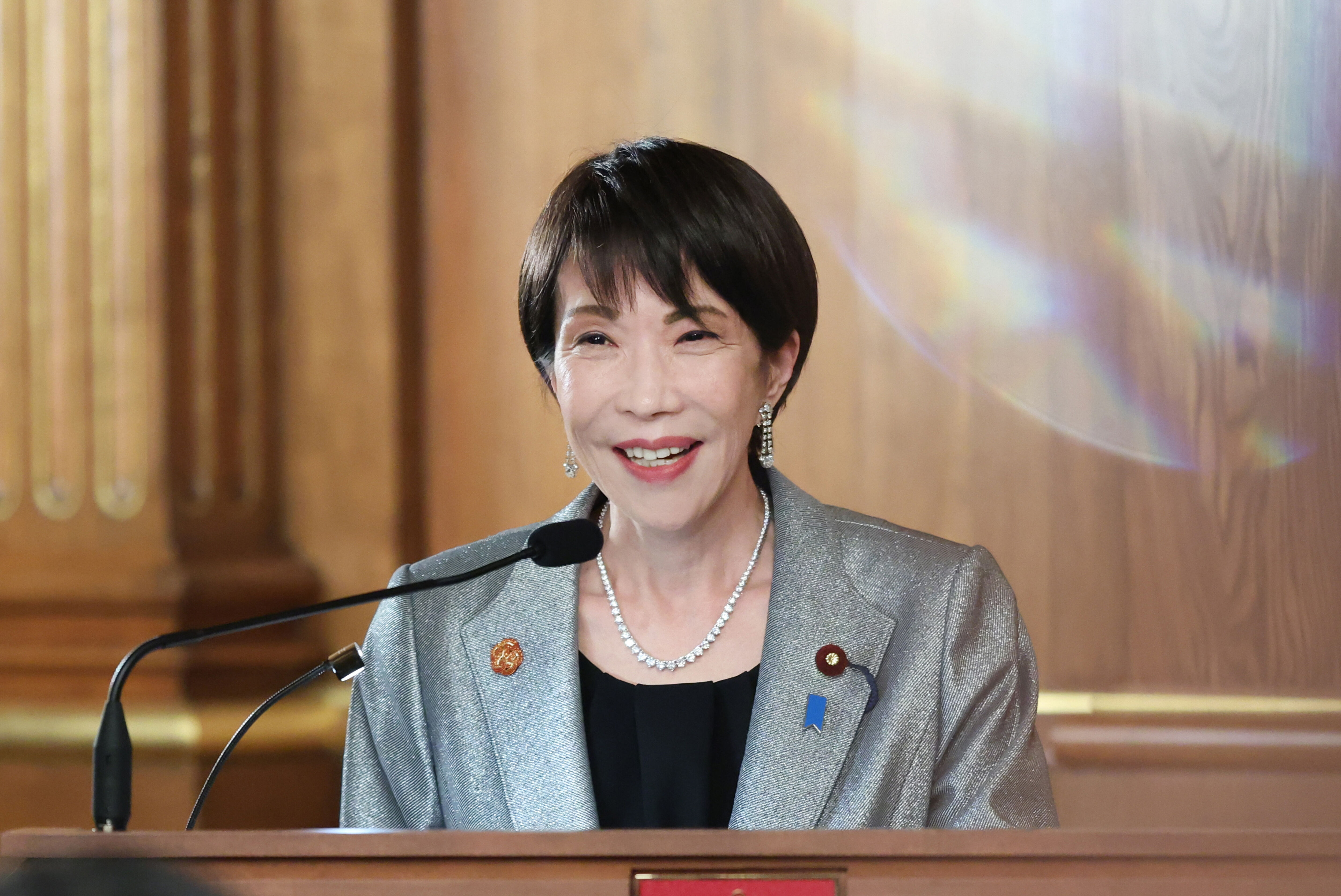 ▲▼日本首相高市早苗在民調上依舊維持高支持率。（圖／達志影像／美聯社）