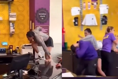 健身時被要求「小聲一點」　女失控衝進櫃台揮拳狂揍店員臉
