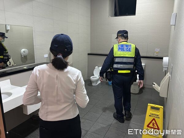 ▲▼社群再傳捷運引爆炸彈，中捷警方和台鐵警方全面戒備。（圖／警方提供，下同）