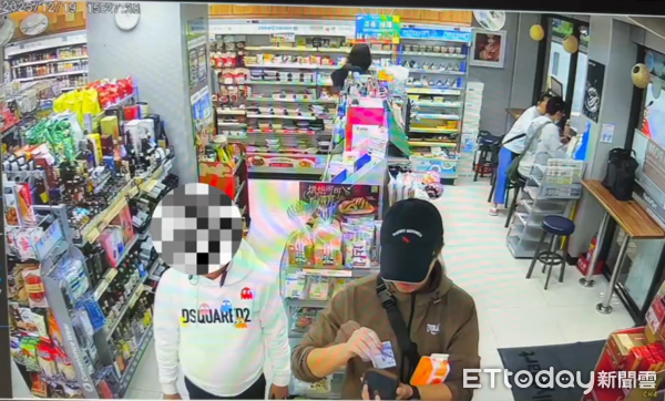 ▲▼張文人生最後一餐，是到中山區一處超商買豆漿。（圖／記者黃彥傑翻攝）