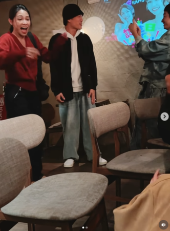 ▲▼林萱瑜幫曾智希慶生。（圖／翻攝自Instagram／simba.1220）