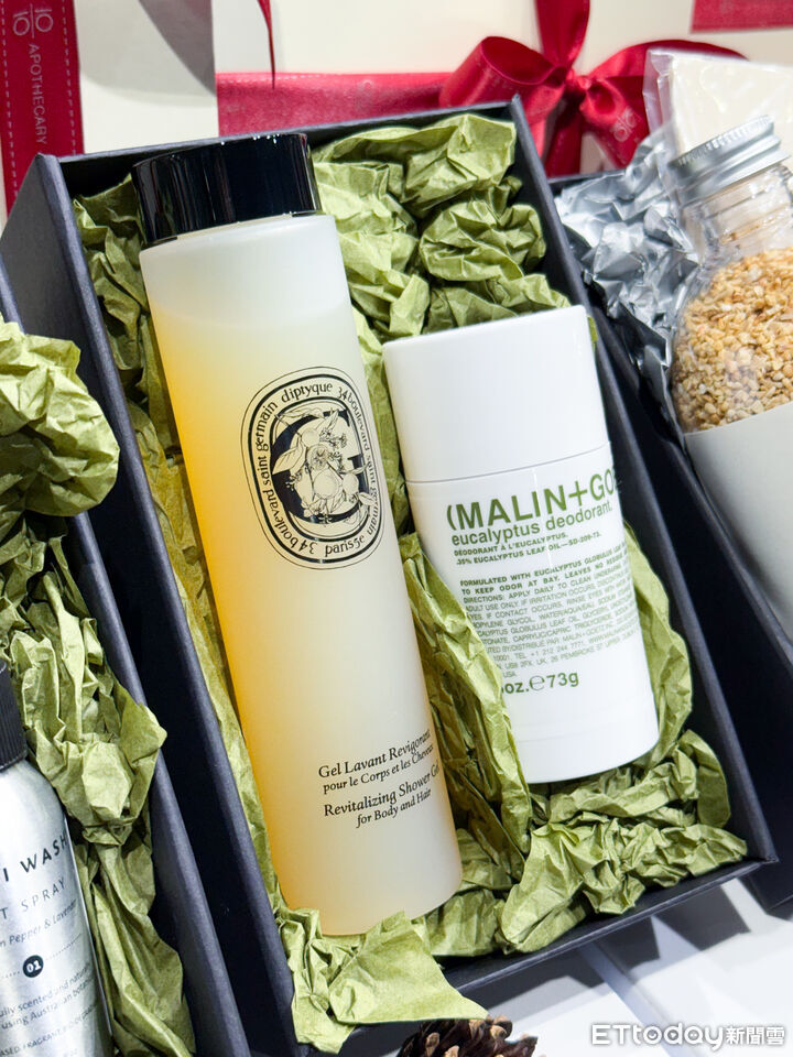 EVE LOM,uka,1010 APOTHECARY,Diptyque,(MALIN+GOETZ),香氛,香水,送禮,聖誕節,聖誕,交換禮物。（圖／記者李薇攝）