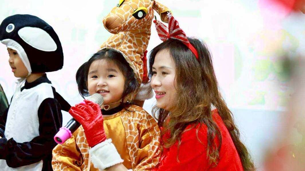 ▲新北大鵬國小耶誕雙語派對登場。（圖／新北市大鵬國小提供）