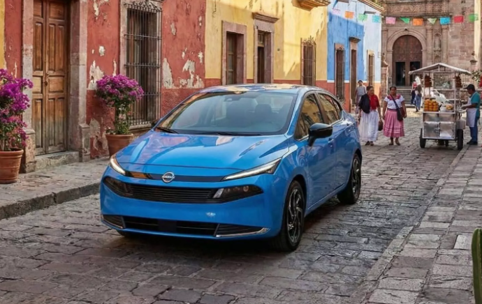 ▲Nissan大改款Versa廠照提前流出！北美將在近期上市。（圖／翻攝自Nissan）