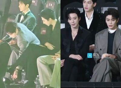 見到劉宇寧鞋底黏彩片！丁禹兮「彎腰幫拔除」　超暖影片瘋傳登熱搜