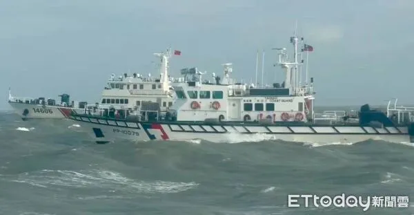 ▲▼ 海巡強制驅離中國海警船。（圖／金門海巡隊提供）