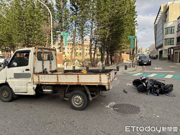 ▲澎湖19歲男大生車禍，頭部受傷送醫急救。（圖／記者陳洋翻攝）