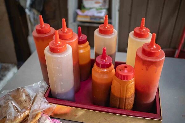 ▲▼鳳山體育館蔥肉餅攤（鄭記）。（圖／部落客美熊很愛吃授權提供）