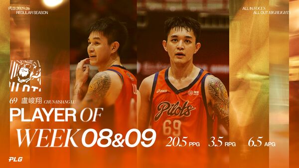 ▲「夜王」盧峻翔再度奪下PLG職籃單周MVP。（圖／PLG提供）