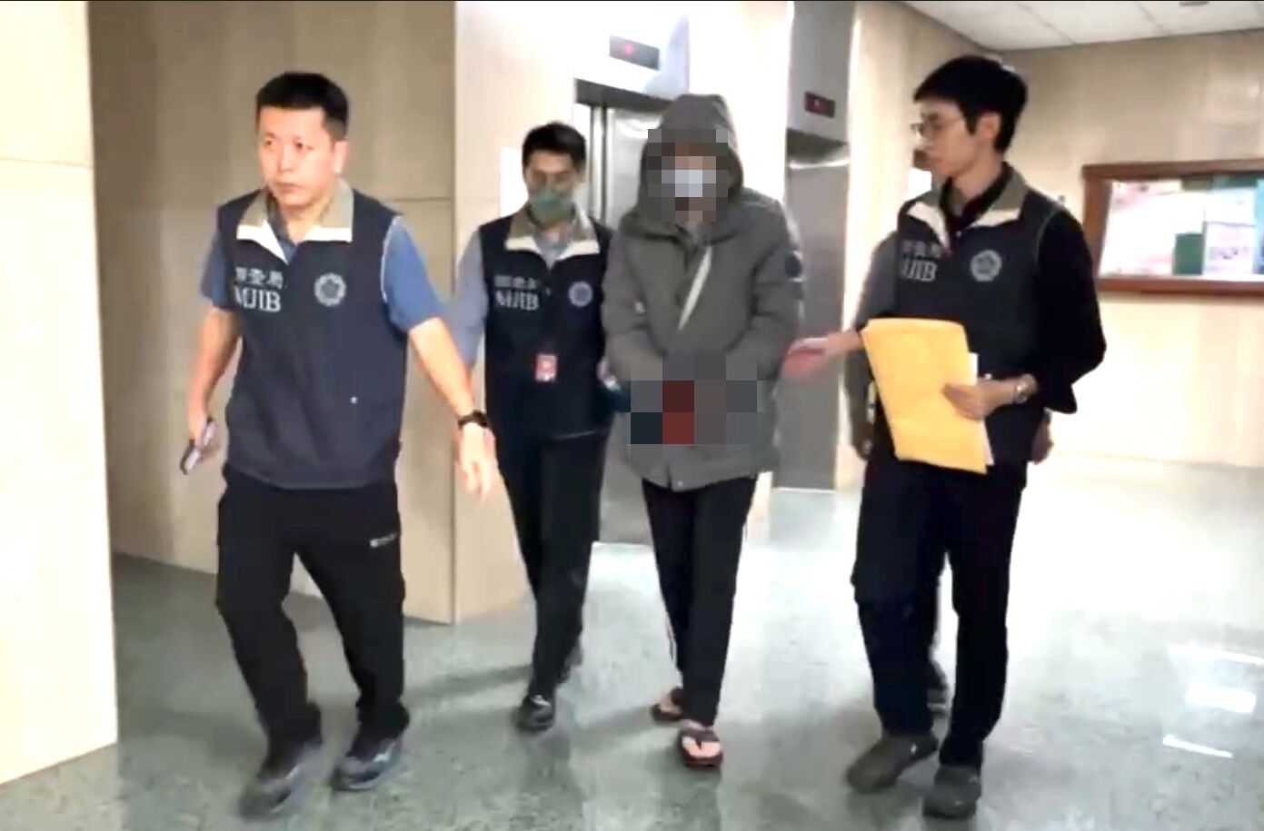 ▲林男在網路上發布恐嚇言論，遭逮捕並移送士林地檢署偵辦。（圖／調查局提供）