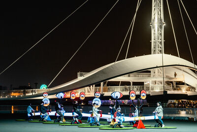 高雄駁二6座「好奇翹翹板」聲光裝置啟用