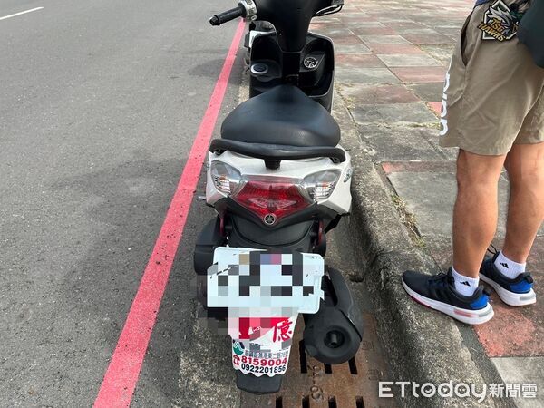 ▲▼高雄時代大道「路面下陷」！害騎士自摔慘縫12針　市府道歉喊究責。（圖／記者賴文萱翻攝）