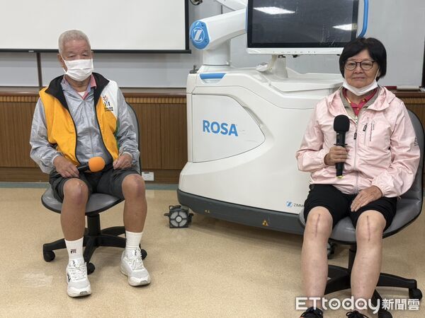 ▲▼  天主教聖馬爾定醫院舉辦「機械手臂系統關節置換突破250例」  。（圖／記者翁伊森攝）