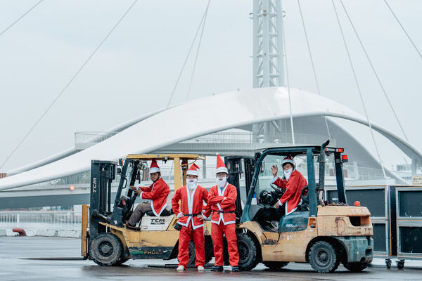 ▲▼高雄駁二全新「好奇翹翹板」登場！大港橋旁6座聲光互動裝置啟用（圖／駁二提供）